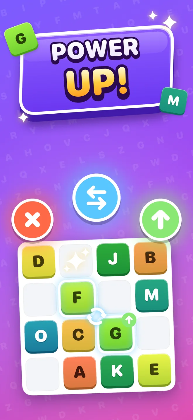 Power up: clear, swap and boost power-ups